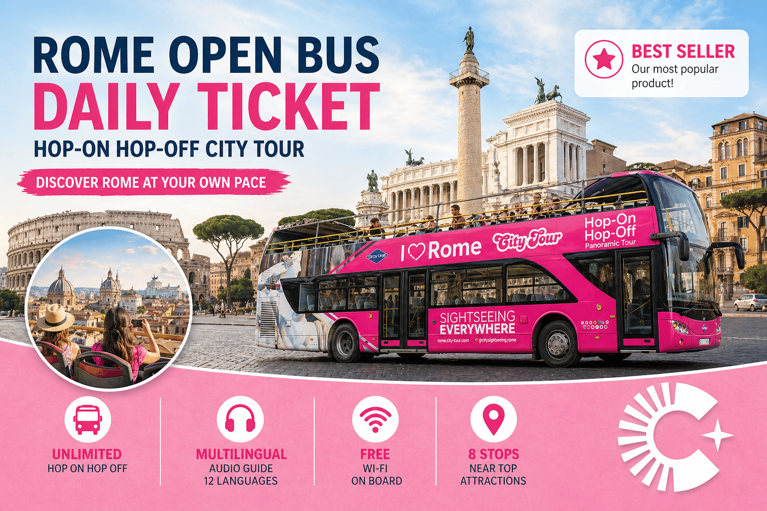 Daily Ticket - Hop-On Hop-Off — photo 1