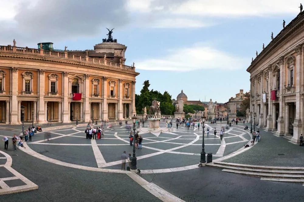 Piazza del Campidoglio : La Place de Michel-Ange au Sommet de la Colline du Capitole